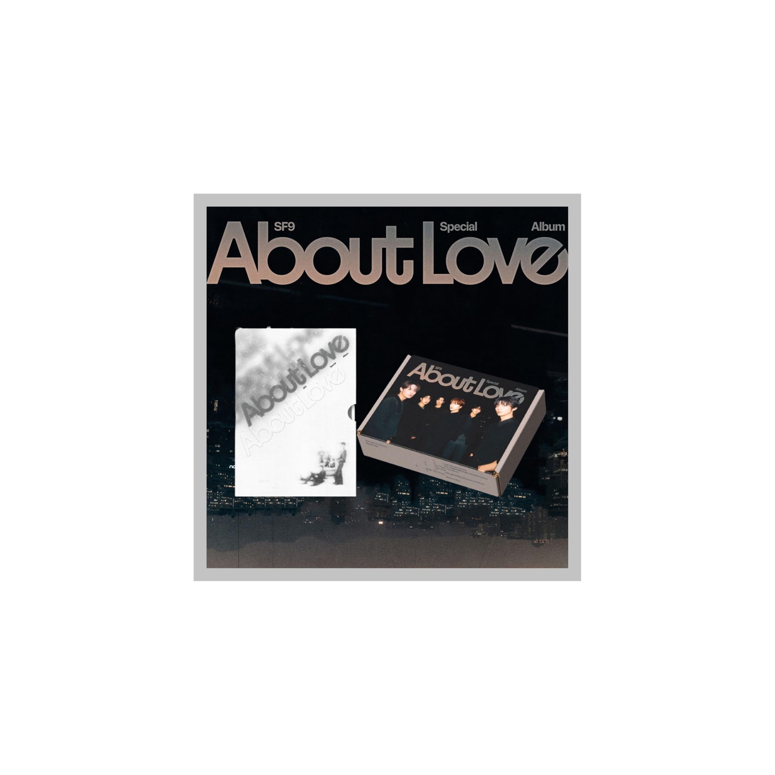 Album SF9 About Love Cadeau K-Pop Idéal Lot de 2 Versions avec Suivi Inclus