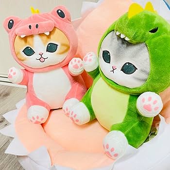 Amazon.co.jp: ちmofusandかいじゅうにゃんBIGぬいぐるみ : おもちゃ