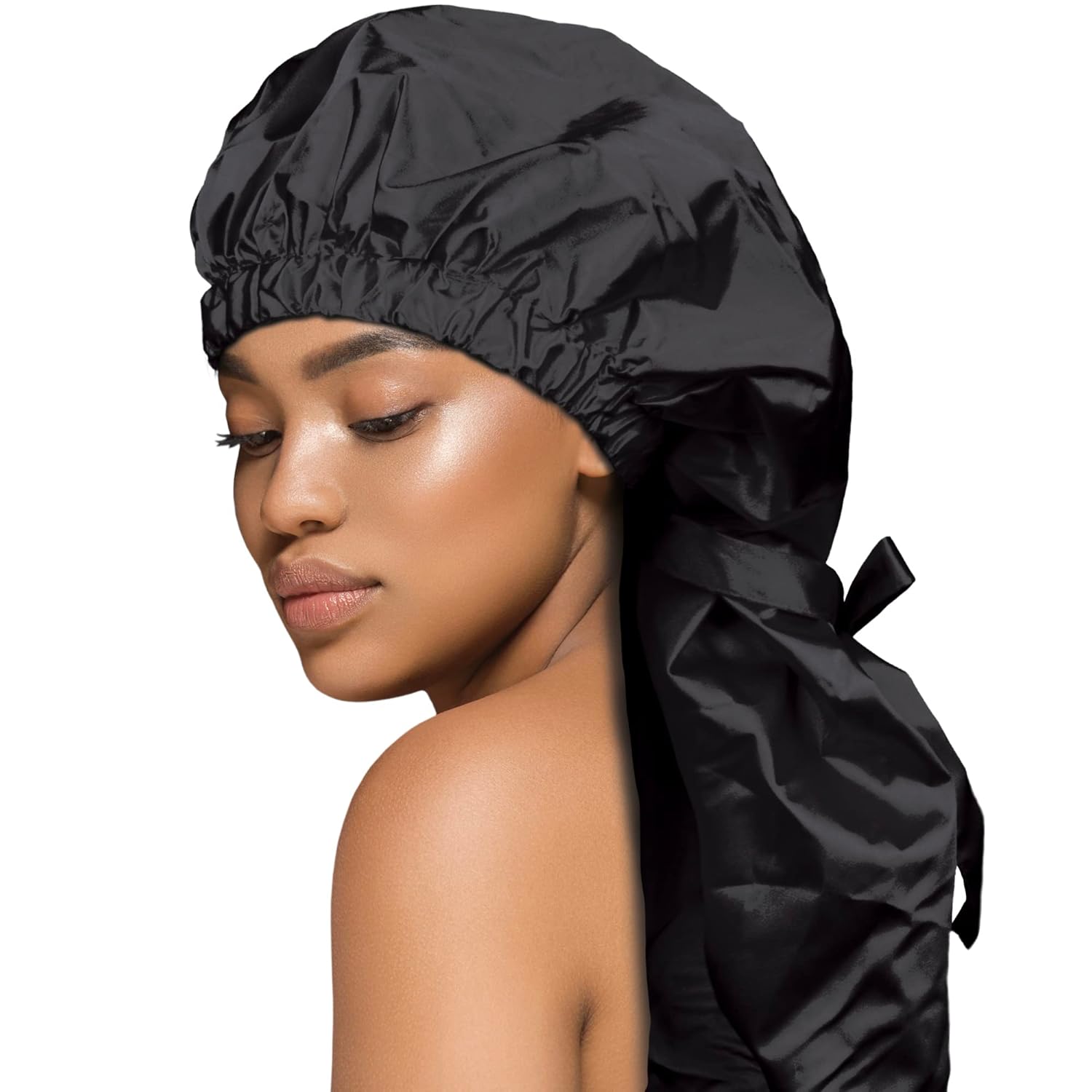 DONNA Shower & Conditioning Silky Satin Cap Waterproof