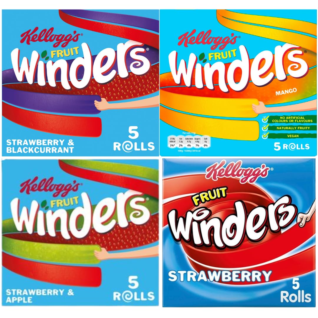 Buy Sweet Fruit Winders Bundle With Kellogg Blackcurrant & Strawberry