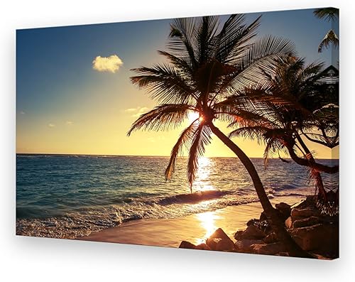 Muolunna A62269 - Impresiones en lienzo abstractas para pared, pinturas de color gris y marrón, decoración del hogar, estiradas y enmarcadas, listas