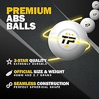 Vista 5 de TRICKPLAY Professional Ping Pong Net for Any Table Portable Anywhere Table Tennis Set with Retractable Net, 2 and 4 Paddle Set, 3-Star Balls