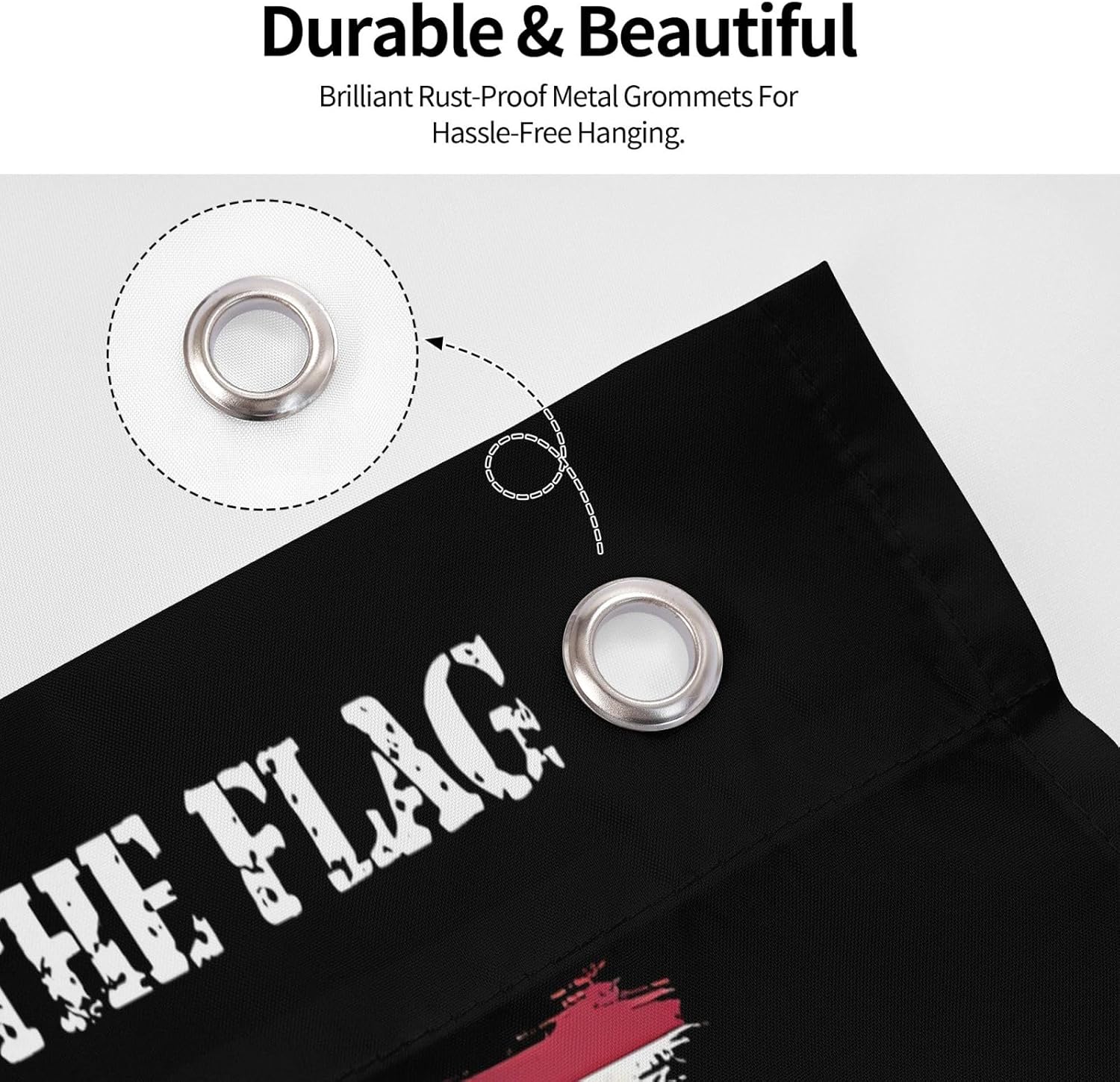 Memorial Day Flag 3x5 FT STAND FOR THE FLAG KNEEL FOR THE FALLEN Patriotic USA Flag Veteran 4th of July Independence Day Large Banner Double Sided Yard Outdoor Flag For Lawn Patio Garden Home Decor - Image 6