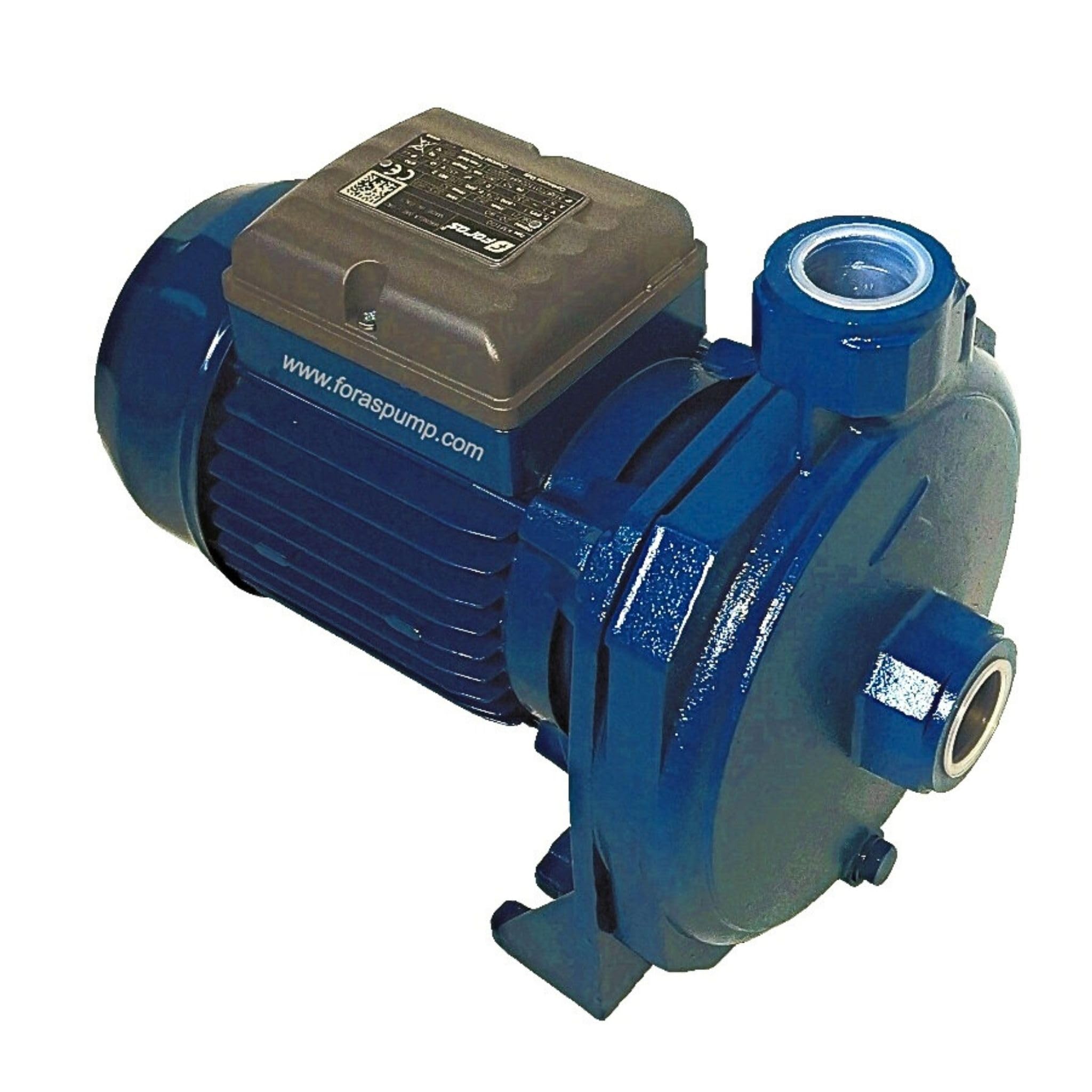 FORAS KM50 Pompe circulaire super silencieuse, fabriquée en Italie, fonctionnement continu, 230 V, 0,37 kW, 90 l/min, 21,5 m