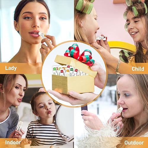 Miniatura 6 de DMSKY Paquete de 30 bálsamos labiales de vitamina E a granel con aceite de coco, ingredientes 100% naturales, tratamiento hidratante labial,