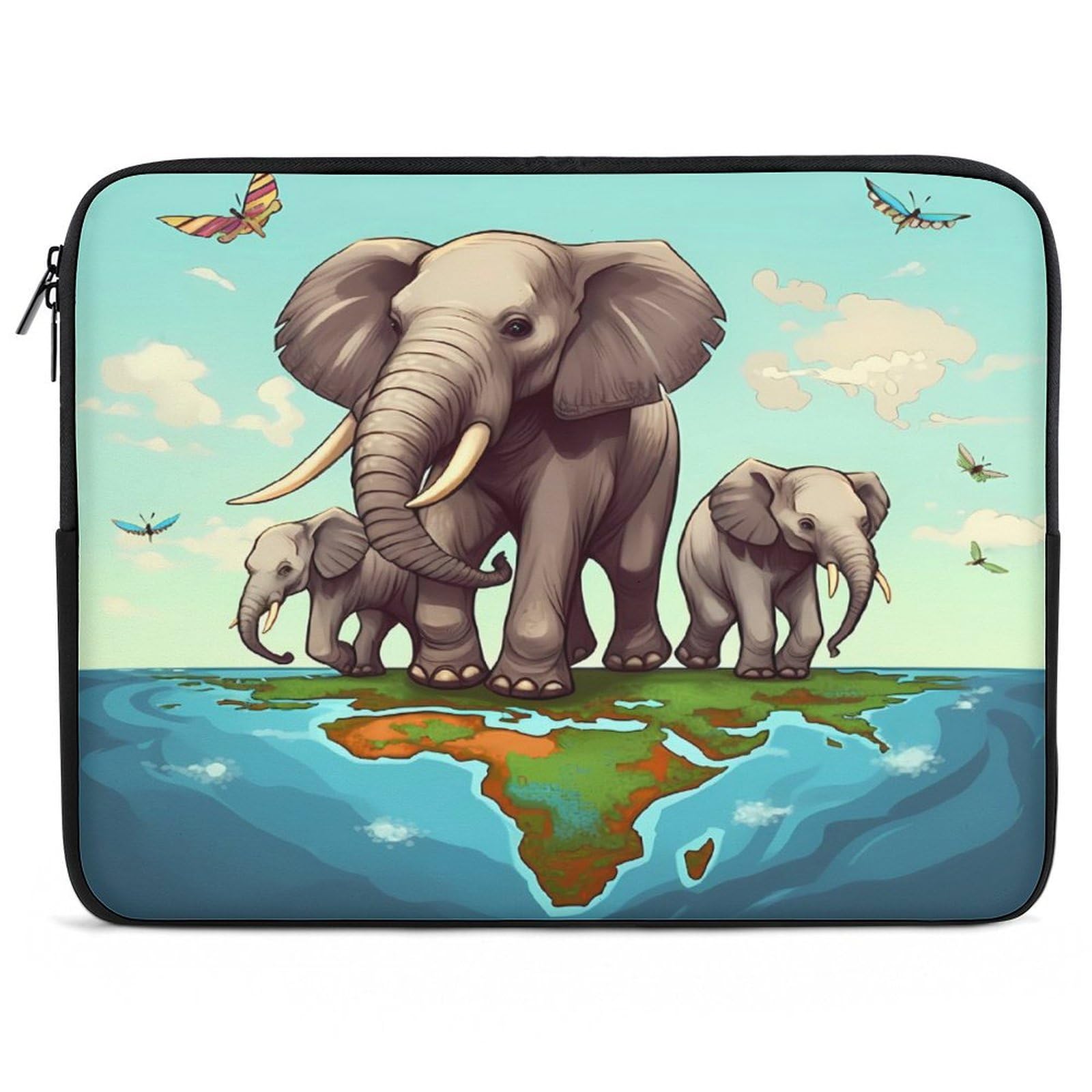 Funda para computadora a prueba de golpes Elephants resistente al agua 8
