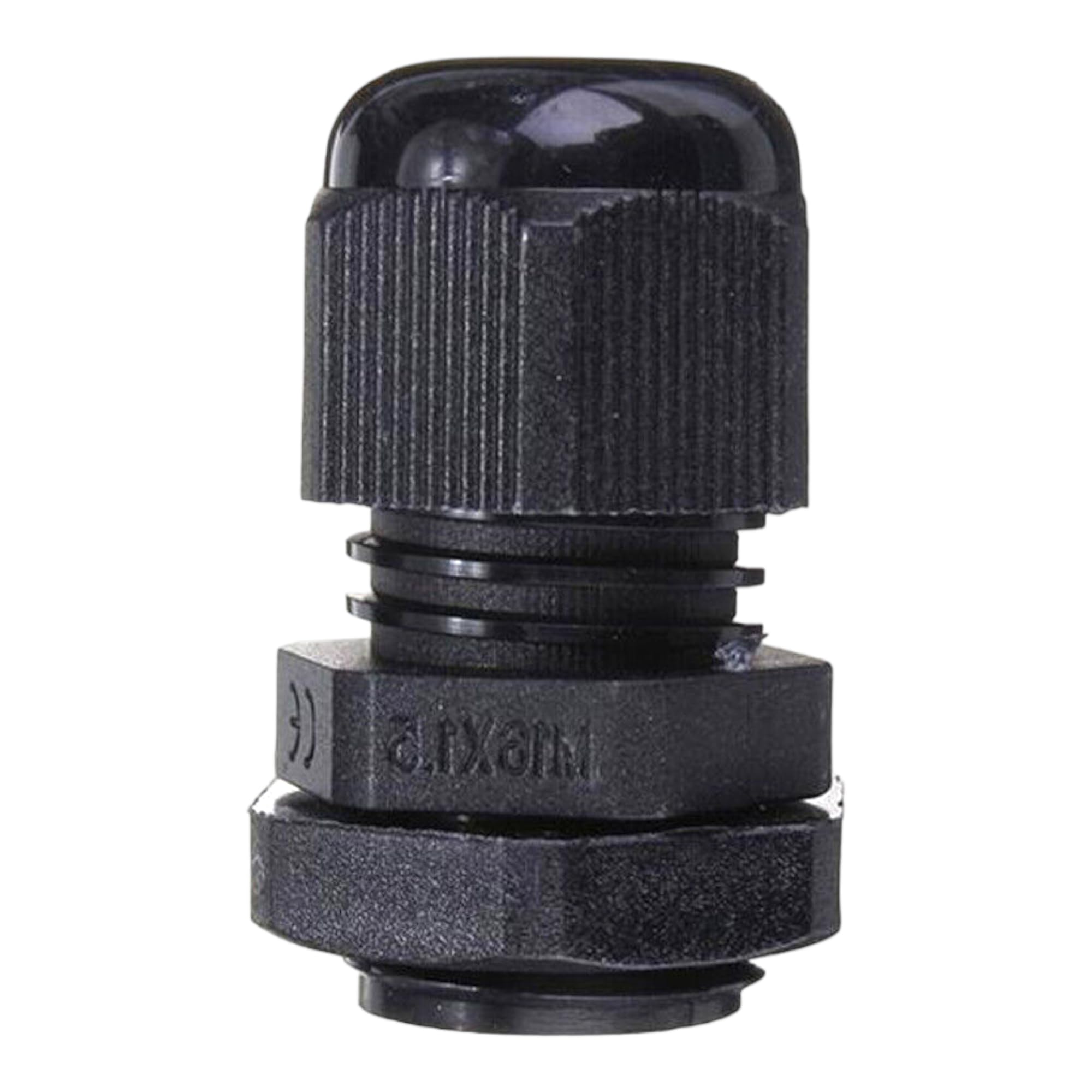 Waterproof Cable Glands - Black Nylon Compression Cable Gland with Locking Nut Waterproof IP68 (Pack of 10 - M16 - Suitable for 4mm-8mm Cables)