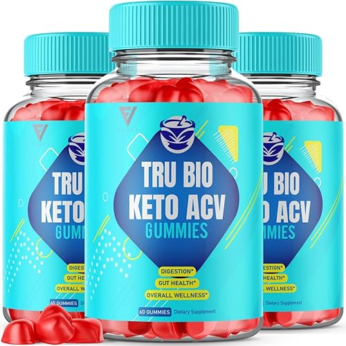 Tru Bio Keto - Gomitas para pérdida de peso, TruBio Keto Shark Oprah Winfrey Tank, True Bio Keto ACV, quemador de vientre de grasa para mujeres y