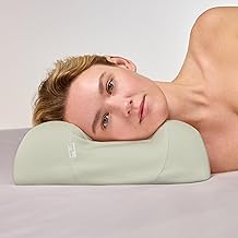 SLEEP & GLOW Omnia Beauty Pillow Anti-Age Blemish Defense with Copper Pillowcase Fights Sleep Wrinkles Orthopedic Memory Foam for Sleeping on Back and Side (Made in Italy)