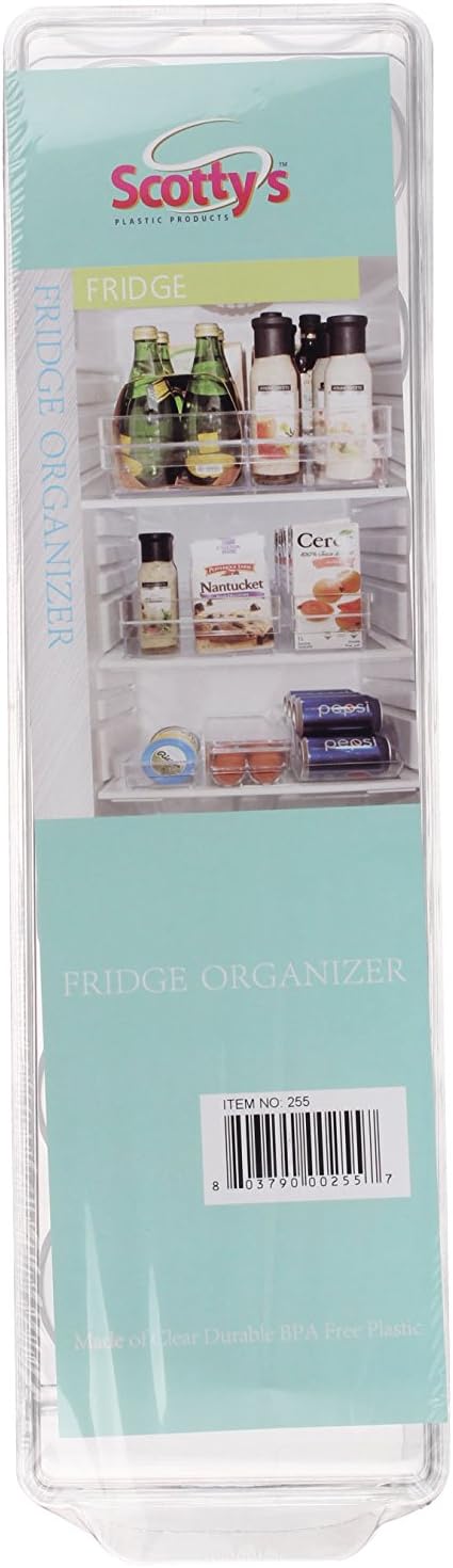 Scotty's (TM) Refrigerator Storage Organizer Egg Bin - Egg Holder - With lid for protection - Stackable - Great to Organize Your Fridge - BPA Free Great Holiday Gift (14 Eggs, Clear)