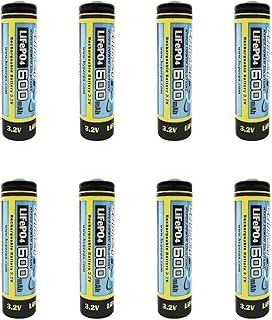 3.2V 600mAh (1.97x0.55 inch) Rechargeable Battery for Solar Panel Light, Tooth Brush, Shaver, Flashlight (8)