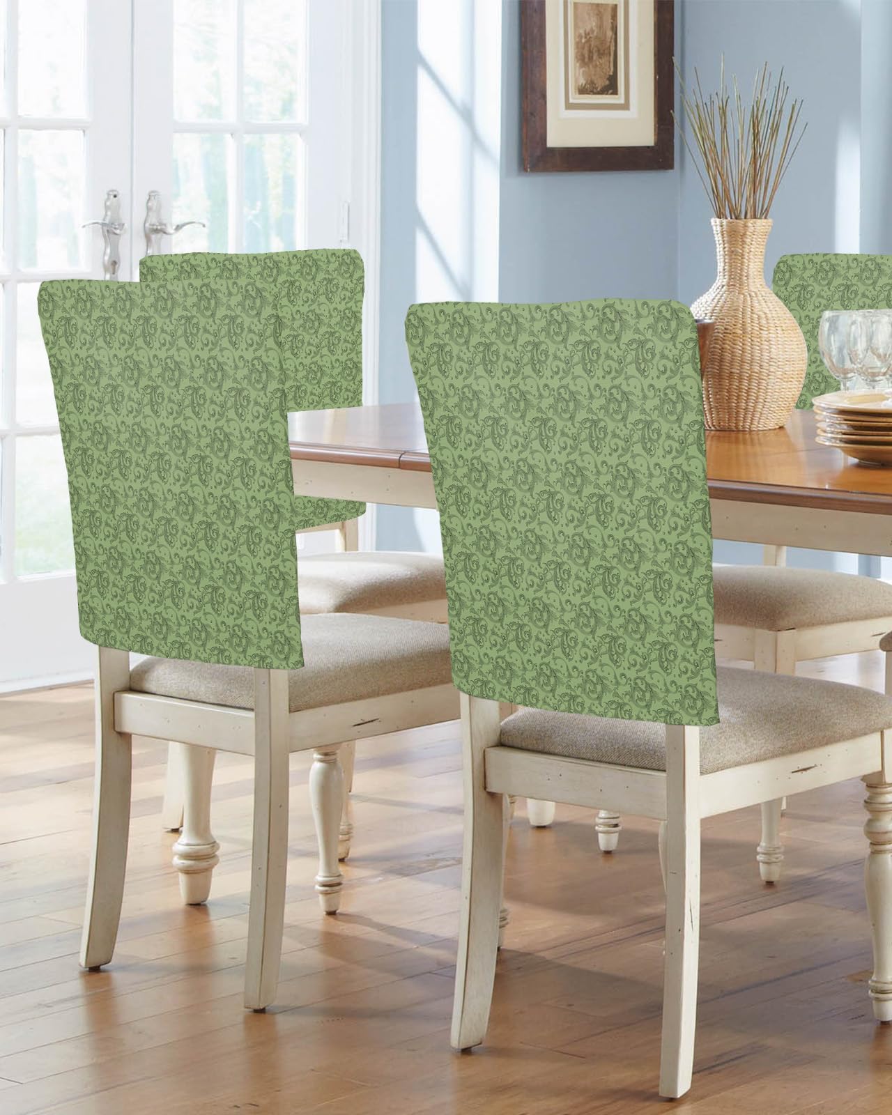 grn outdoor NTR HX-ONE Chair Cover オリーブ Amazon.com: ZFUNCING Christmas Leaves Texture on Green Chair