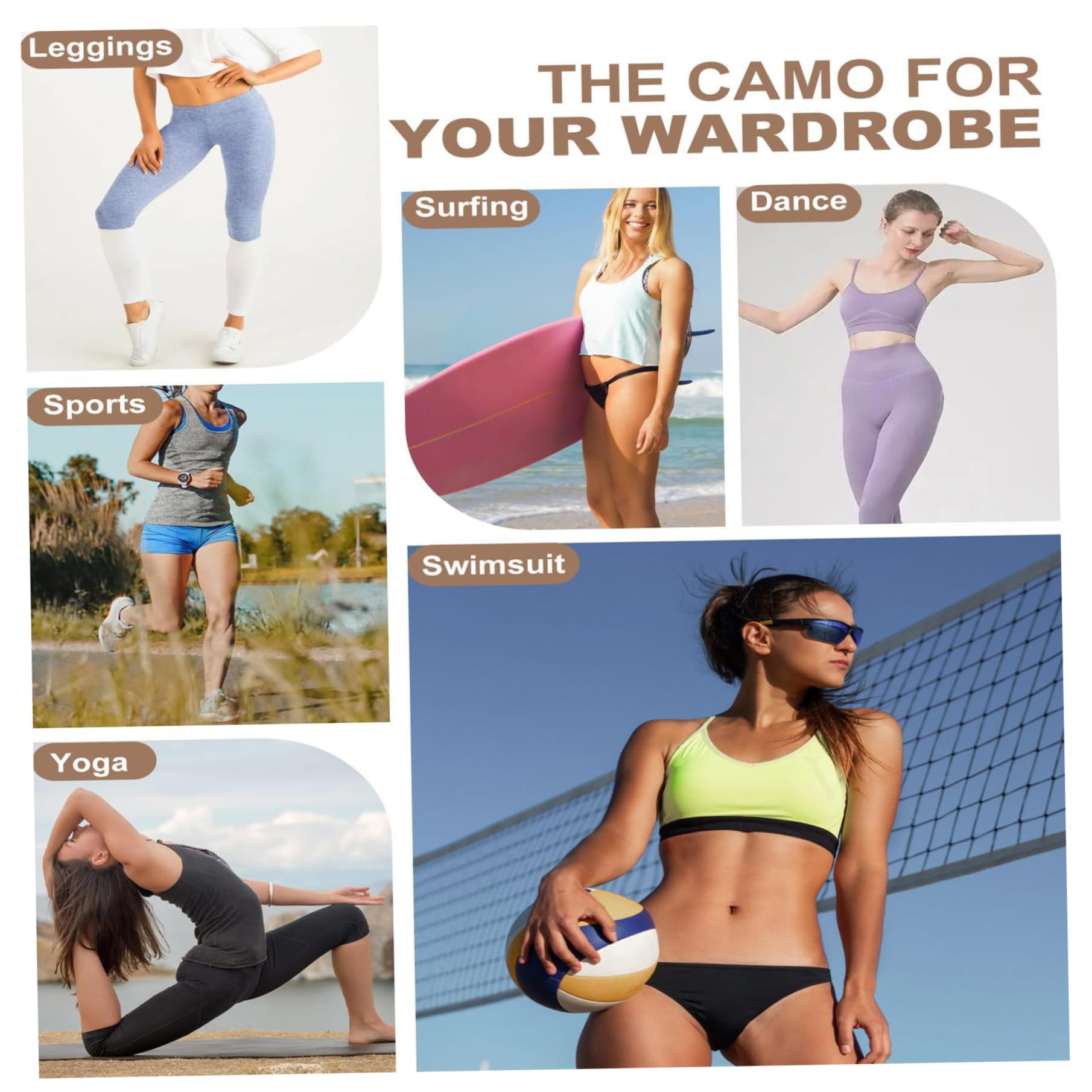 6pcs Camel Toe Concealer, Silikon Einsetzen großer Nahtloser Anti -Kamelzehen Unterwäsche, tragbare und Wiederverwendbare Anti -Cameltoe -Pad für Frauen