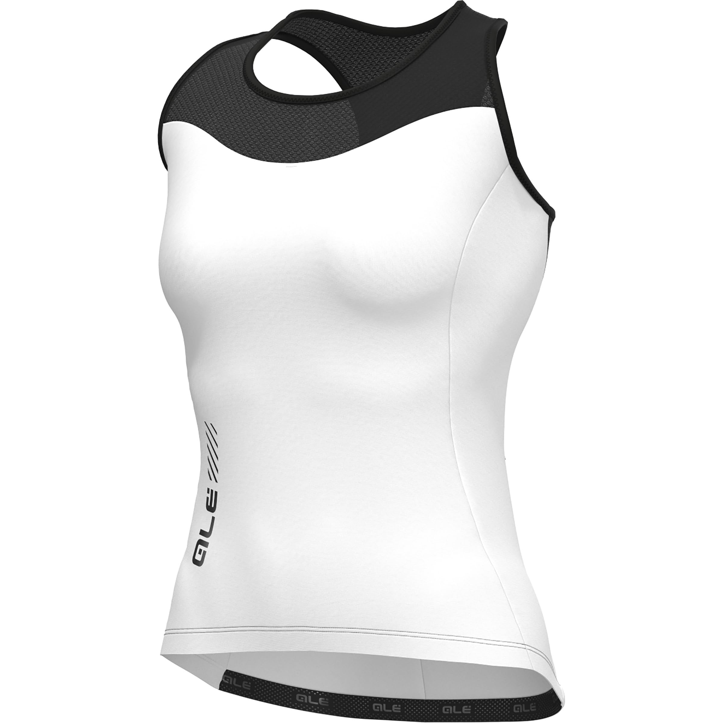 ALE' Alé Maglia da ciclismo da donna Color Block, bianco, M