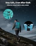 ECOHUB Petit sac à dos de randonnée pour hommes femmes, 20L Sacs à dos légers pour les voyageurs imperméable Camping Cyclisme Randonnée