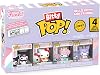 Funko Bitty Pop! Sanrio - Kuromi - 4-piece and a surprise mini figure - 0.9 inch 2.2 cm - Hello Kitty collectible stackable display rack included - gift idea party bag sock