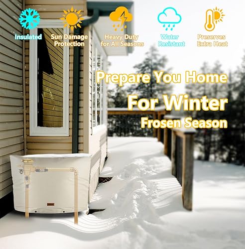 Miniatura 29 de JIUBRA - Funda aislante para prevención de reflujo de 17 pulgadas de ancho x 21 pulgadas de alto, cubierta de valor reductor de presión