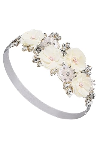 BABEYOND Diadema de los años 20 con diseño de flapper de los años 20 gran cadena de diadema de Gatsby para mujer accesorio vintage para el cabello