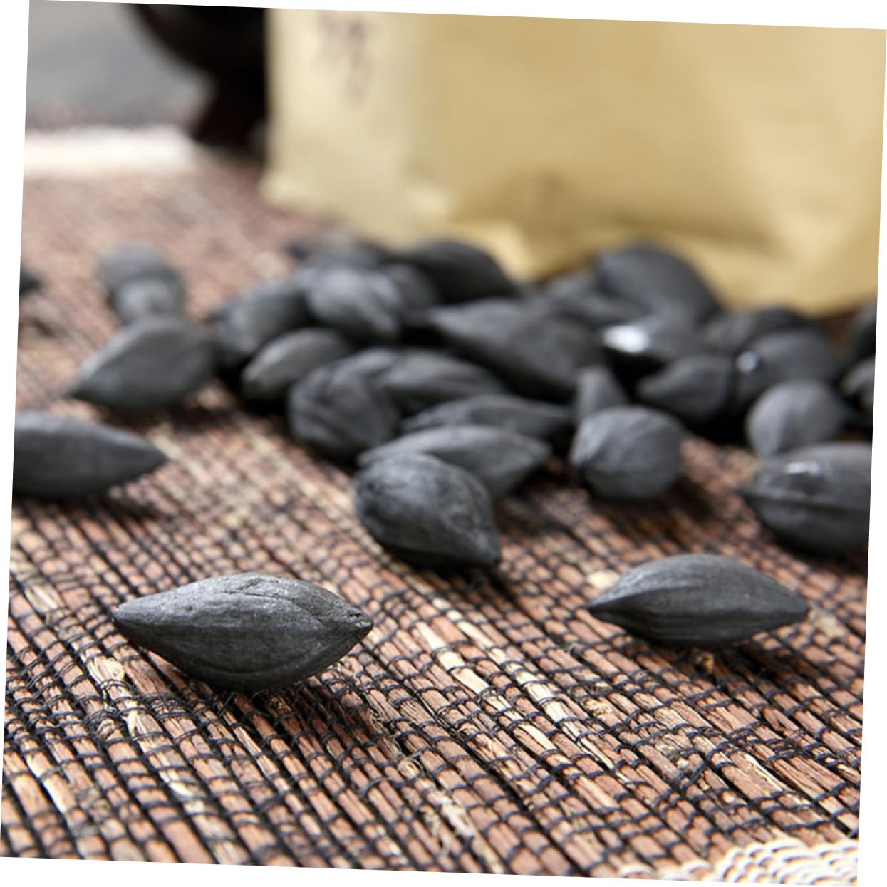 GALPADA 4pcs 1 Outdoor BBQ Heating Fire Starter Natural Olive Charcoal Briquettes Big Block Stove for Grill Camping Cooking