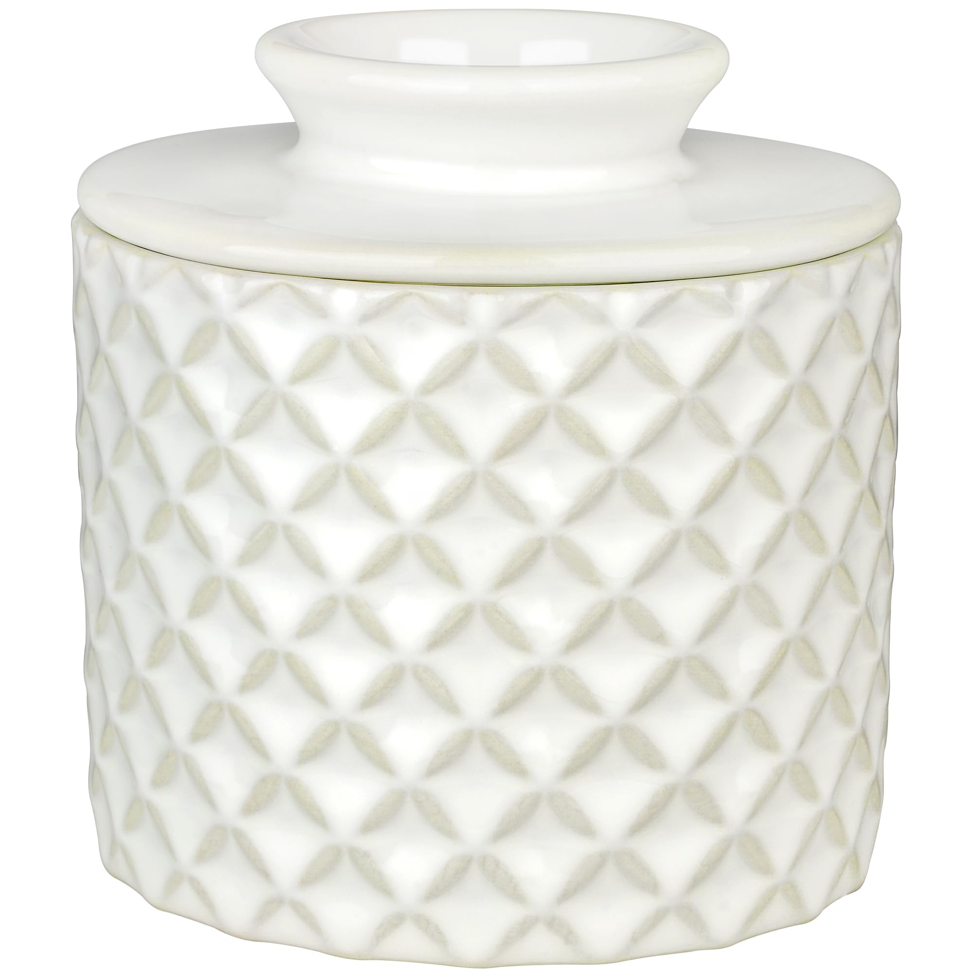 Jersinwei Porzellan Butterglocke, Französische Butterdose Mit Deckel, Wassergekühlt Zur Aufbewahrung Von Frischer Butter, Mit Reaktiver Glasur Im Einzigartigen Design