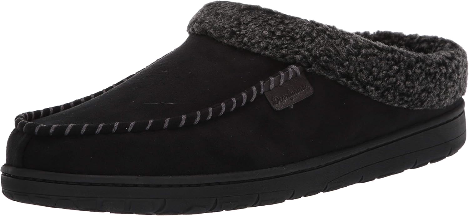 Dearfoams Men’s Brendan Indoor/Outdoor Breathable Memory