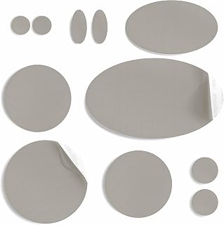 aZengear Repair Patches for Down Jackets Waterproof Self Adhesive Pre-Cut Tear-Cold Heat Resistant Nylon Polyester Fabric Repair Pattern Inflatable Tents (11pcs, Taupe Grey)