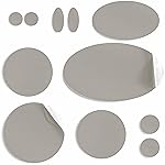 aZengear Repair Patches for Down Jackets Waterproof Self Adhesive Pre-Cut Tear-Cold Heat Resistant Nylon Polyester Fabric Repair Pattern Inflatable Tents (11pcs, Taupe Grey)