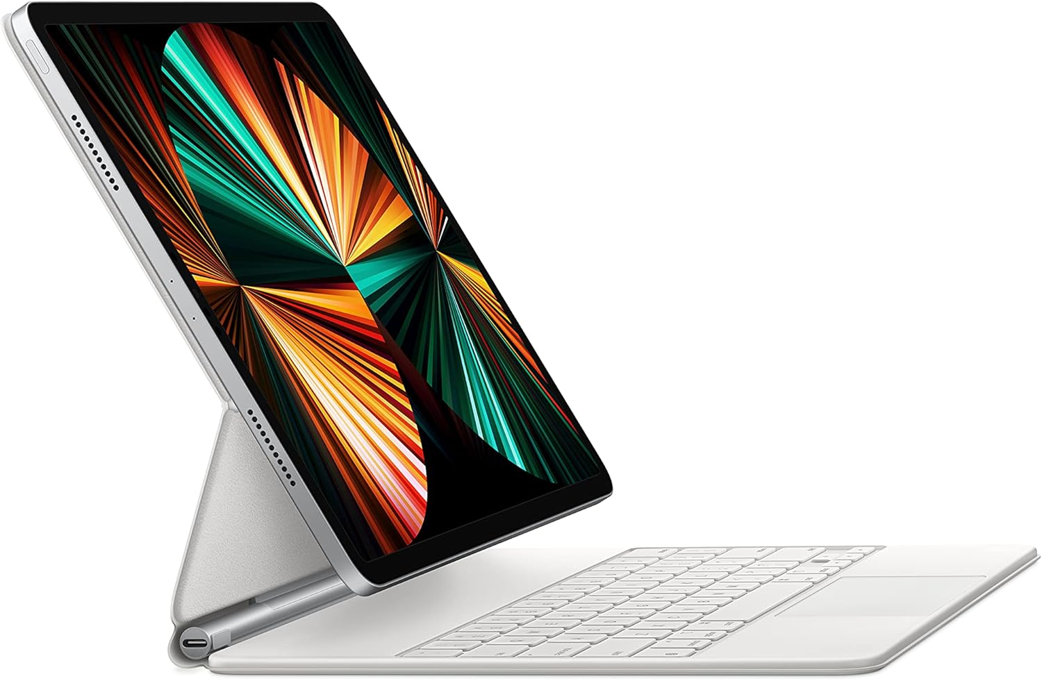 Apple Magic Keyboard Folio: iPad Keyboard and case for iPad (10th Generation), Detachable Two-piece Design that attaches magnetically, Built-in trackpad, Korean – White