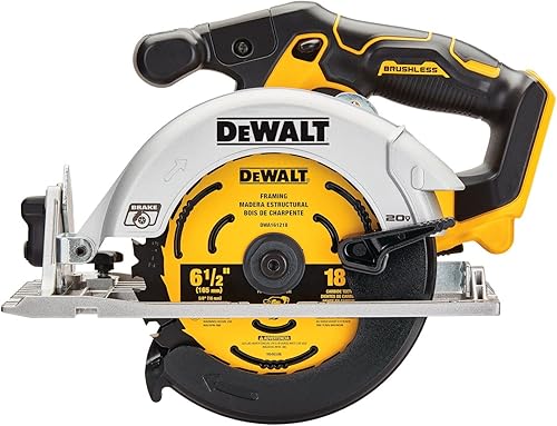 DEWALT Sierra circular de 20 V MAX*, 6-12 pulgadas, inalámbrica, solo herramienta (DCS565B)