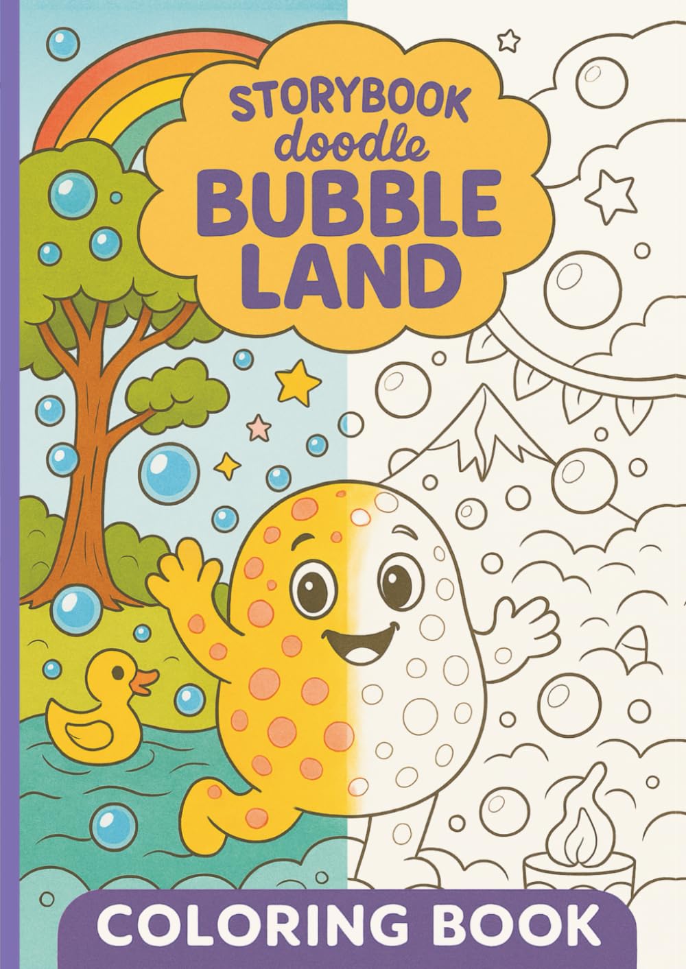 Storybook doodle: BUBBLELAND Coloring book: Cute and Fun Bubble Coloring Adventure for Kids and Families (Doodle Art Series)