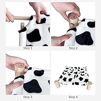 Vista 7 de Patas Lague Hamaca autocalentable para gatos, cama para perros pequeños, cama térmica de madera elevada para gatos, cama elevada para mascotas suave