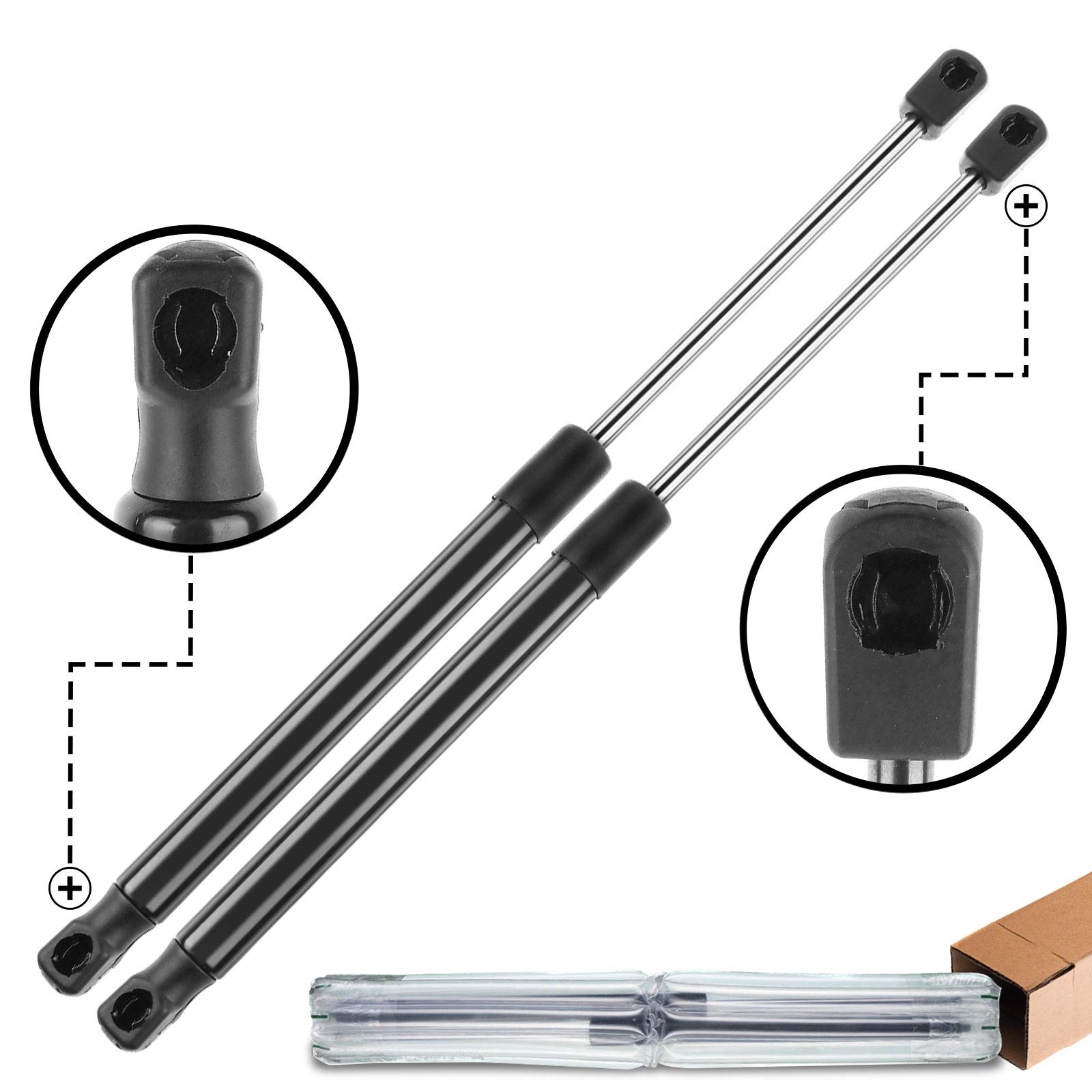 A-Premium Rear Tailgate Lift Supports Shock Struts Compatible with Hyundai Genesis 2015-2016 without Power Opener Set of 2