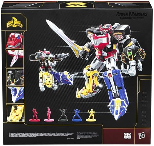 Miniatura 3 de Power Rangers Hasbro Lightning Collection Proyecto de Ascensión Zord Mighty Morphin Dino Megazord Escala 1:144 Coleccionable