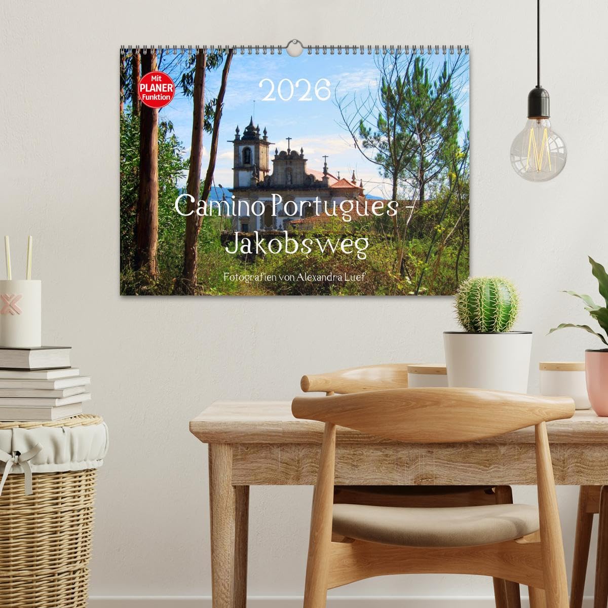 Camino Portugues - Jakobsweg (Wandkalender 2026 DIN A3 quer), CALVENDO Monatskalender: Pilgerweg entlang der portugisischen Küste von Porto nach Santiago de Compostela