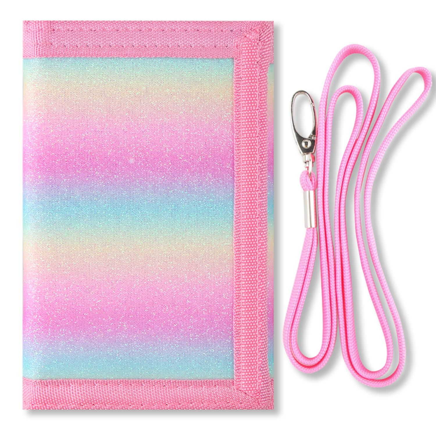 Kids Wallet for Boys Girls Teens Trifold, Canvas Toddler Wallet for Boys, Cute Zipper Wallets Youth with Coin Pocket Card Holders, Novelty Wallets for