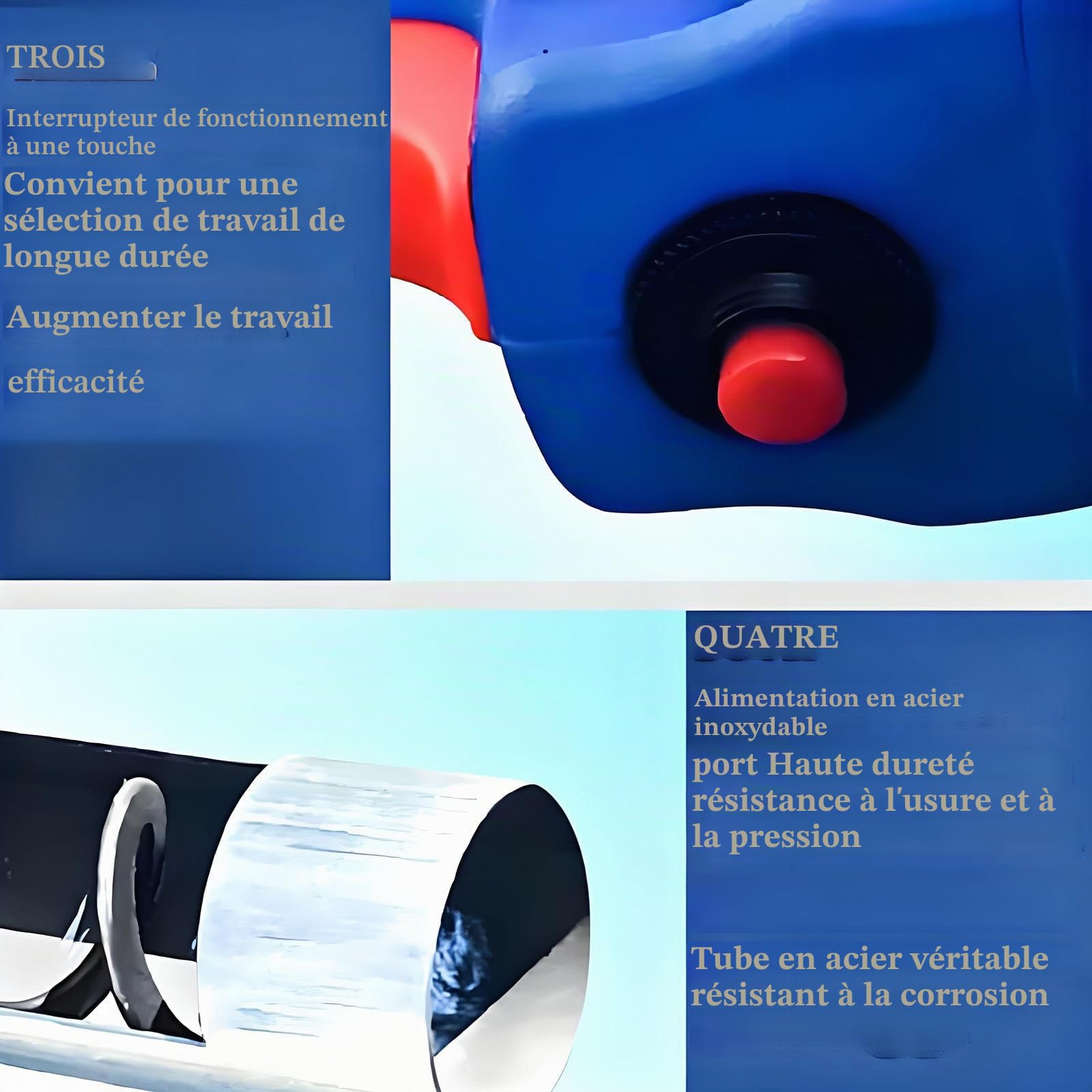 Aspirateur de Grains - Petit convoyeur à vis Domestique pour granulés, Poudre, Ciment et Sable - Système d'alimentation Efficace pour la Ferme et la Maison, idéal pour Le Transport 2ｍ