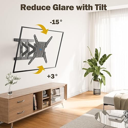 Miniatura 4 de Mounting Dream MD2801-M - Soporte de pared ultra delgado para la mayoría de televisores de 26 a 75 pulgadas, soporte de TV de movimiento completo