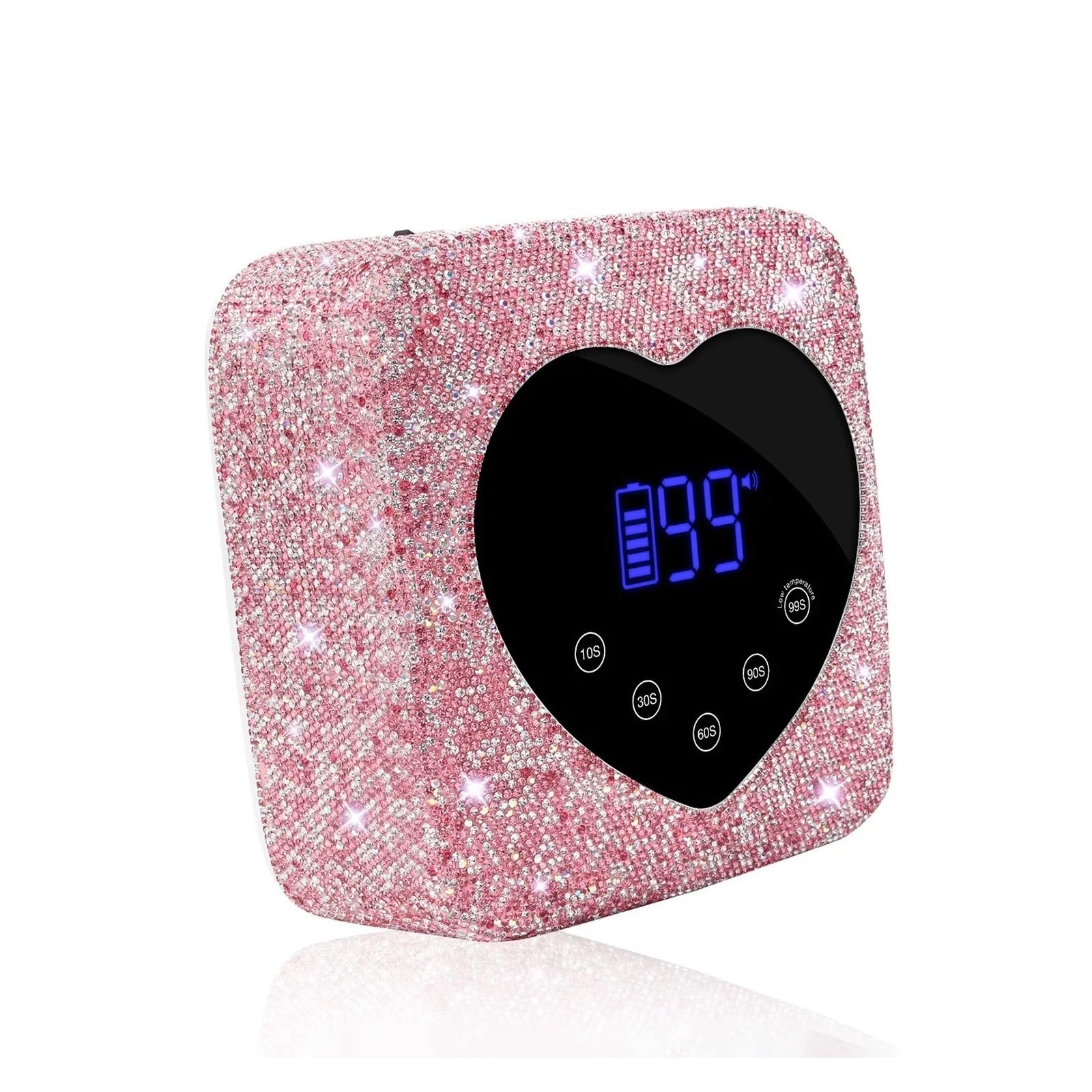 72W Cordless UV Nail Lamp Rechargeable 30 LEDs Dryer with 5 Timer Cabin Manicure Light for Nails Art Tools(6)