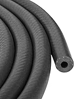 Vista 26 de Manguera de caucho NBR para combustible con diámetro interior de 3/16 pulgadas (5 mm), manguera de bloqueo de 10 pies y alta presión 300 PSI