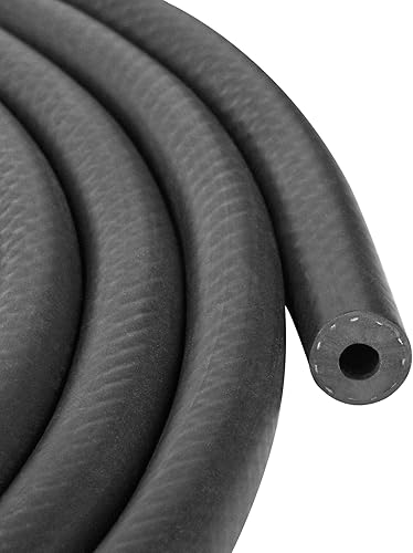 Miniatura 57 de Manguera de caucho NBR para combustible con diámetro interior de 3/8 pulgadas (10 mm), manguera de bloqueo de 10 pies y alta presión 300 PSI