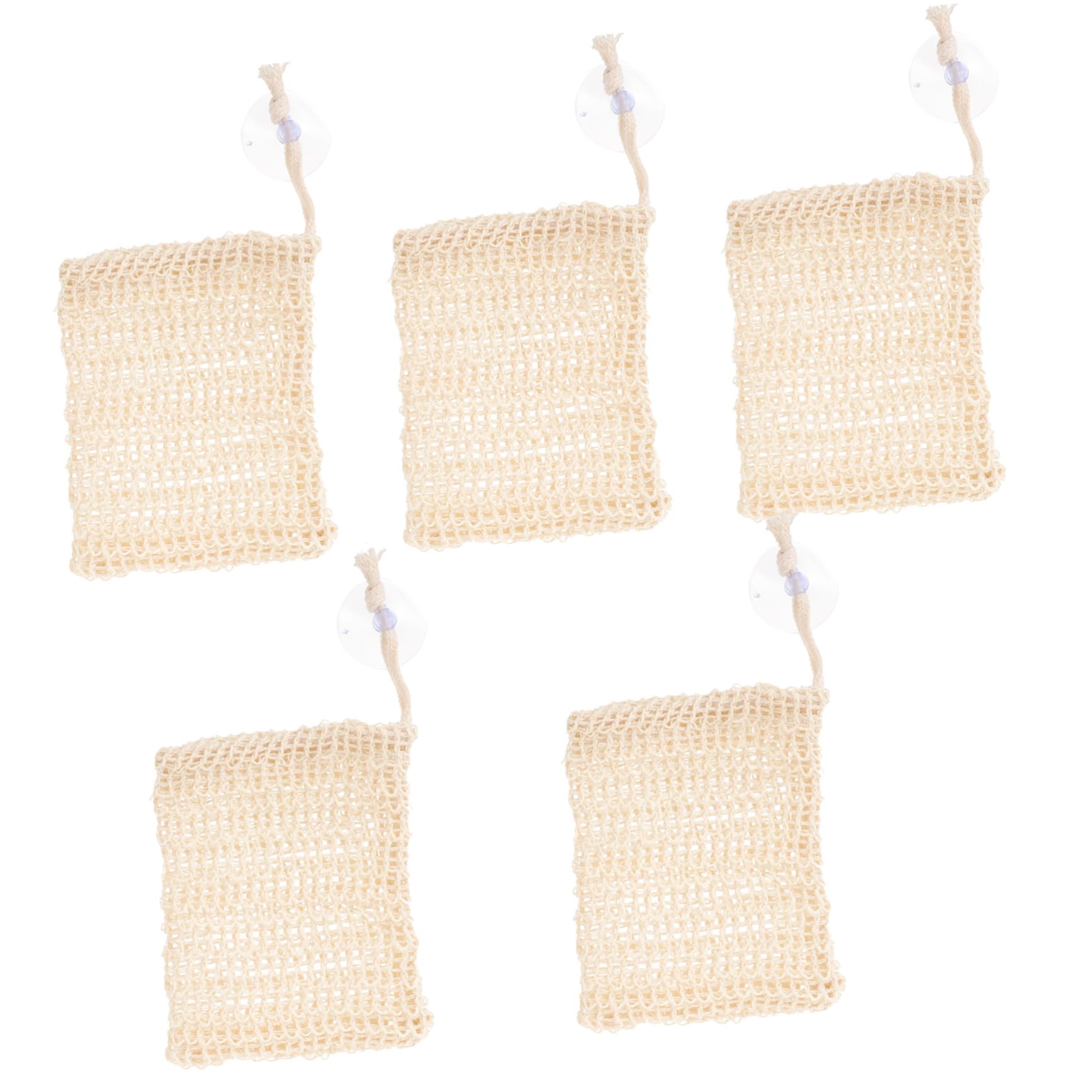 30 Stück Natürliche Seifenbeutel Mit Kordelzug – 13x9 Cm, Aus Ramie, Für Peeling & Badeschaum