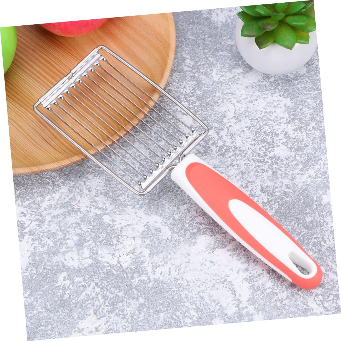 Vegetables Slicer Stainless Steel Non Slip Tomato and Fruit Cutter