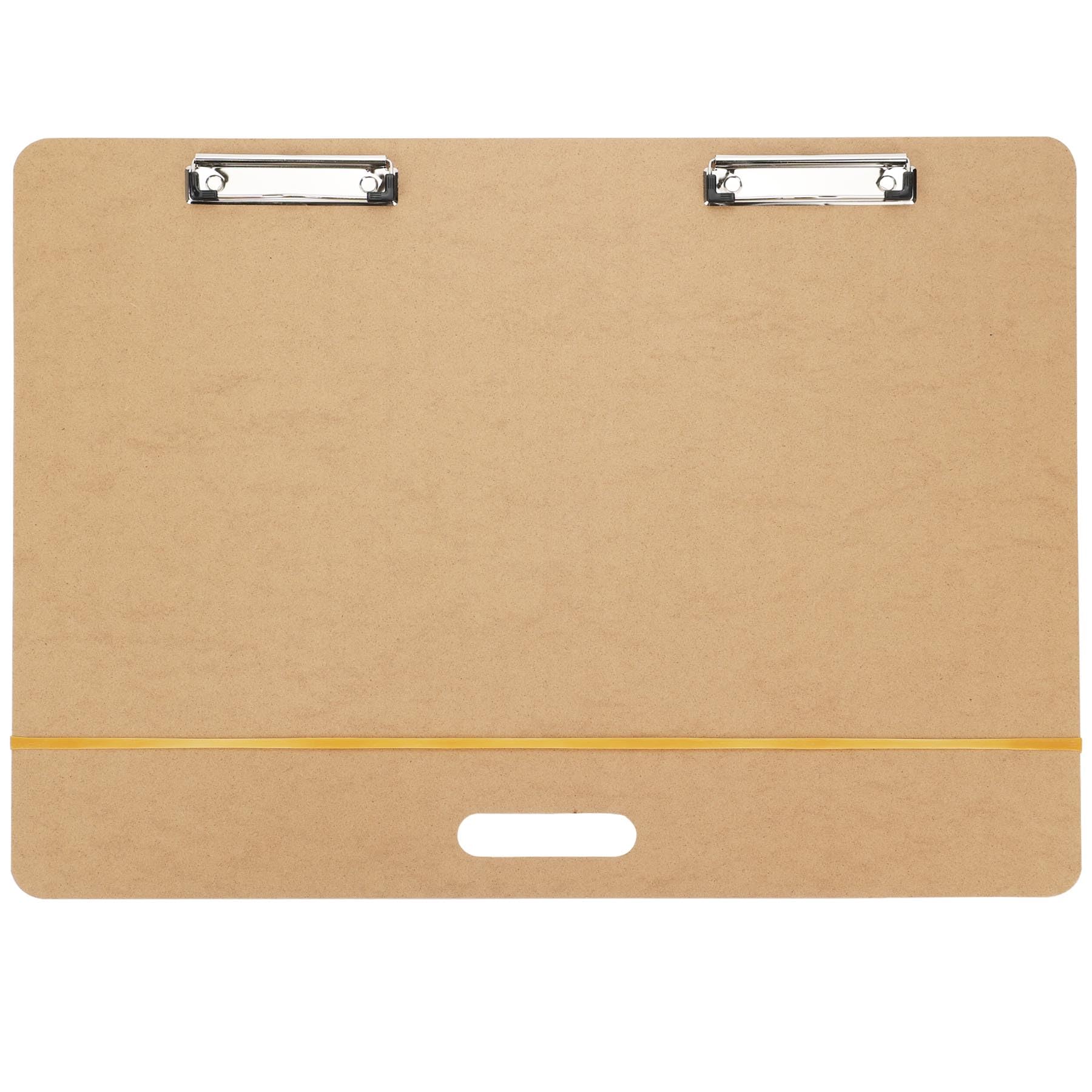 View 1 of 18" x 24" Drawing Board, Artist Sketch Boards with Handle for Drafting Art, Portable Wooden Clipboard for Class or Studio Fit in Artists Tote