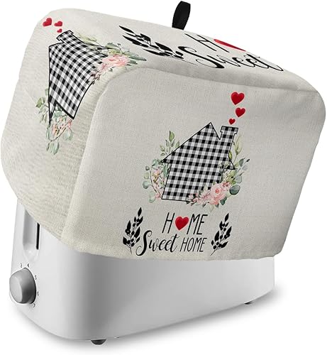 Miniatura 6 de Cubierta para tostadora de 4 rebanadas verde salvia, cubierta para electrodomésticos, tostadora, a prueba de polvo, protectores de huellas