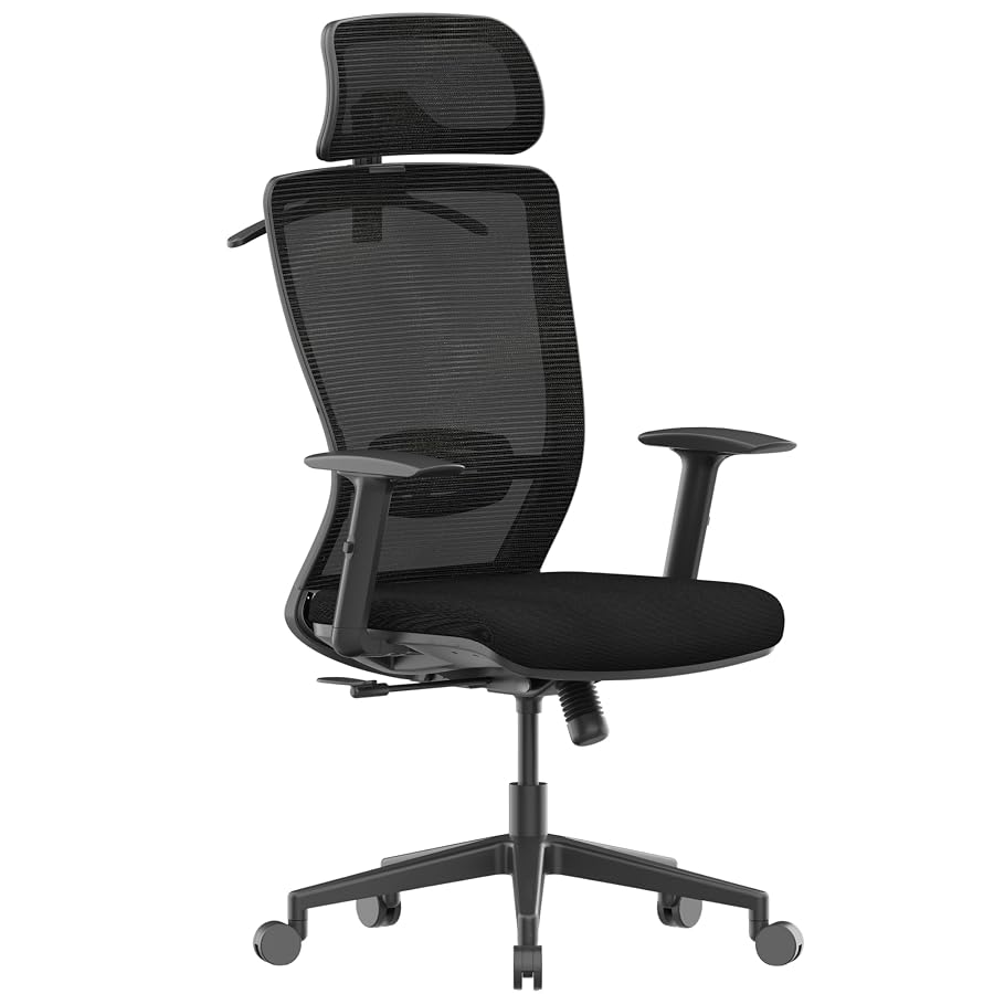 FLEXISPOT OC3 Ergonomic Office Chair with One-Piece Backrest, FS, photo 1 of 4