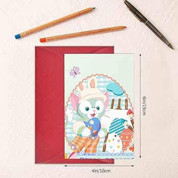 Amazon | ジェラトーニ 誕生日グリーティングカード かわいい 可愛い