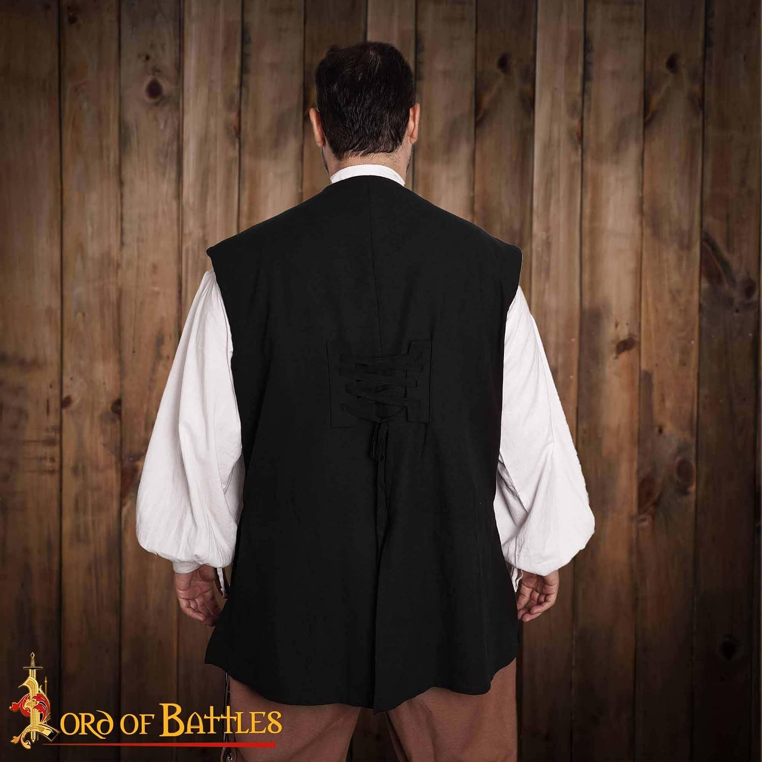 Lord of Battles Authentic Medieval Waist Coat | Handmade from Canvas Cotton| Armor Costume Ideal for LARP, Cosplay