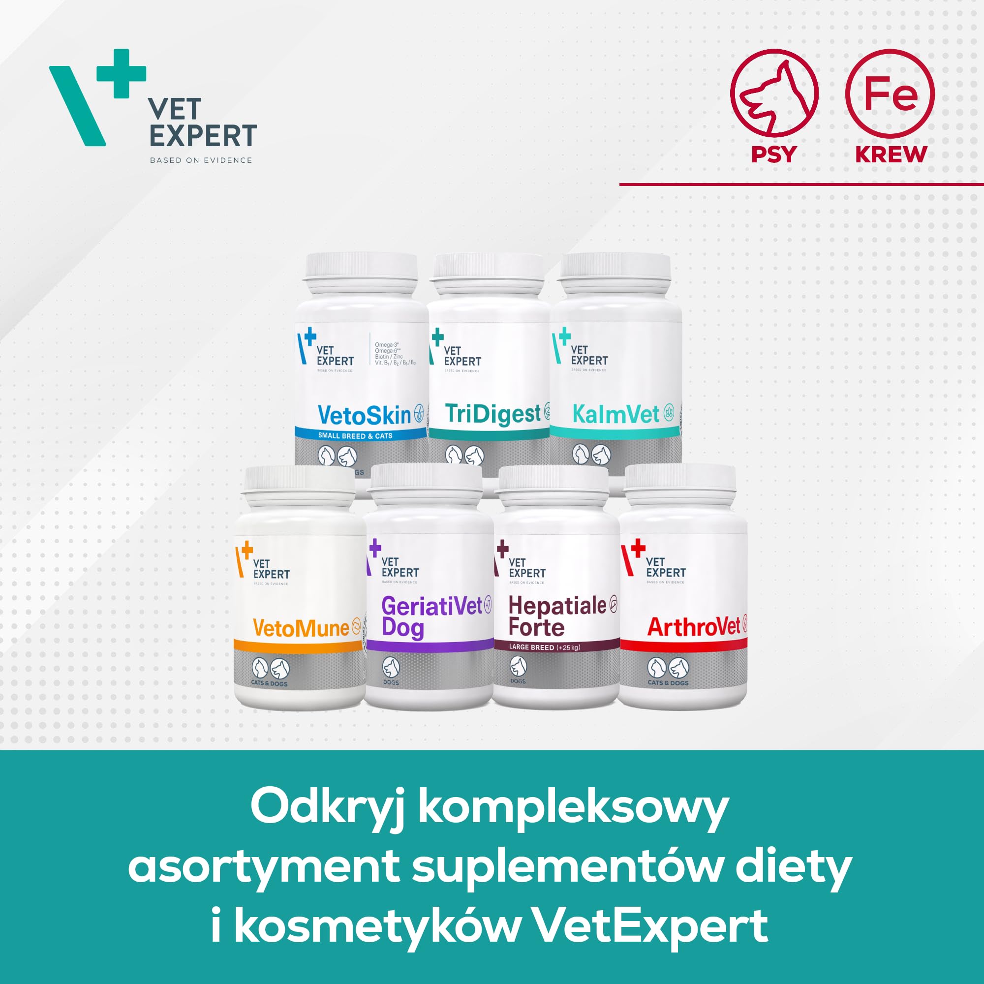 VetExpert HemoVet | 60 comprimés | Complément Alimentaire pour Chiens | avec Fer, cuivre et vitamines