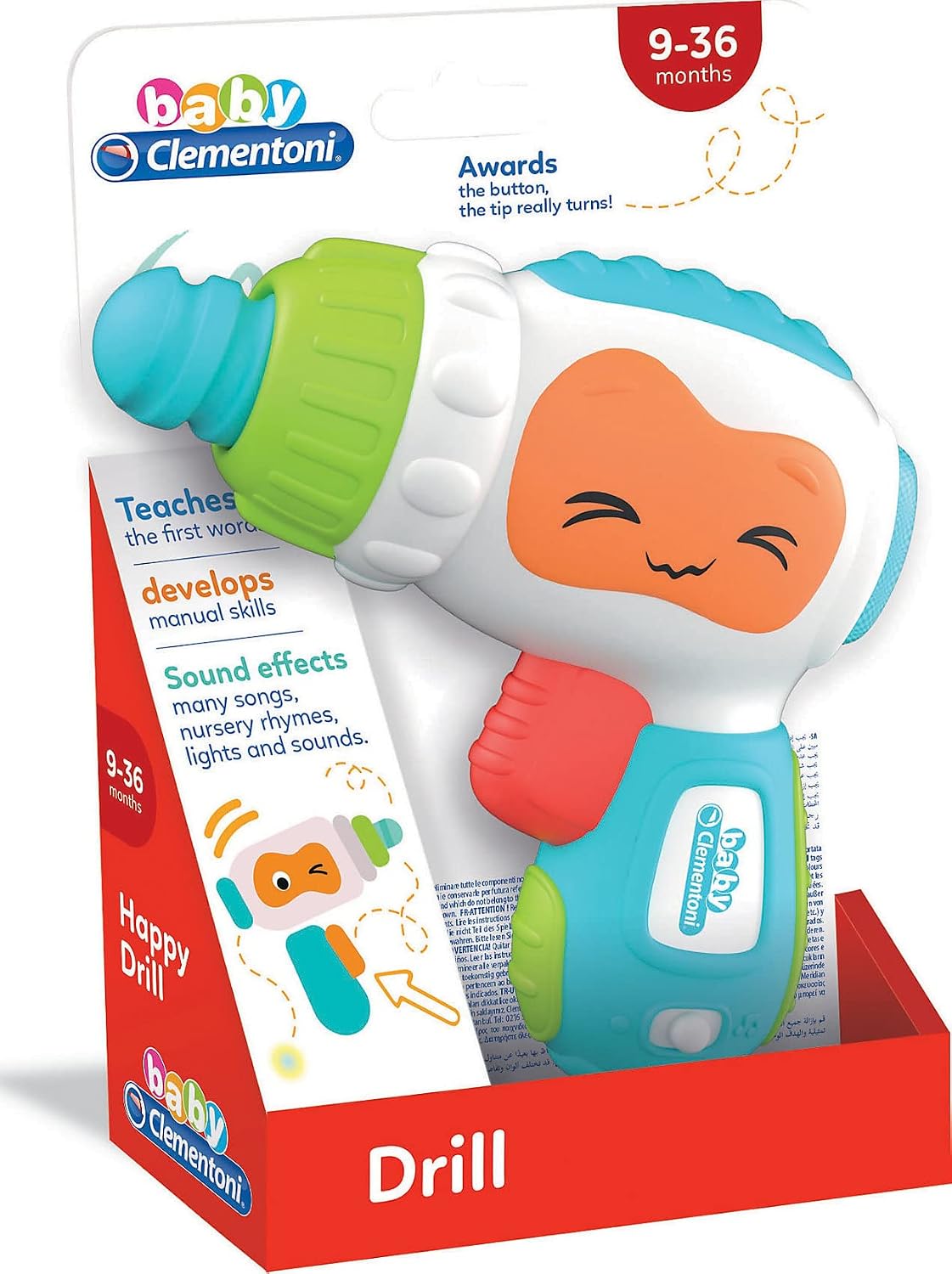 Clementoni 17350 Baby Interactive Drill