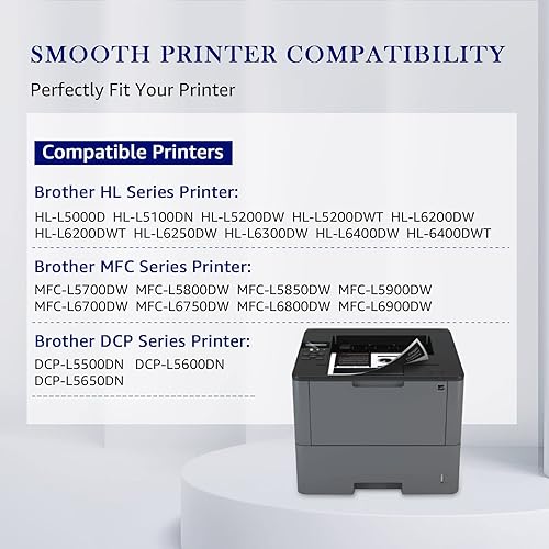 Miniatura 4 de MOOHO Reemplazo de unidad de tambor compatible para Brother DR820 DR-820 DR 820 para HL-L6200DW MFC-L5850DW MFC-L5900DW MFC-L6700DW MFC-L5800DW